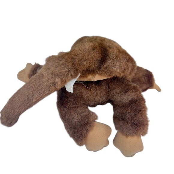 Hosung Brown Chimpanzee Plush Puppet With Flocked Face 12" Soft  Collectible - Picture 6 of 11